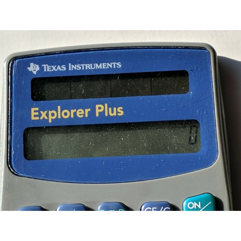 Texas Instruments Explorer Plus Scientific Calculator Gray & Blue A496 - Picture 6 of 6
